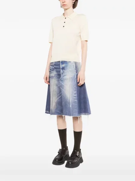 Tricou polo A.p.c. galben