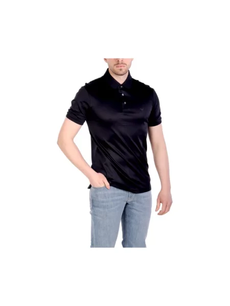 Koszulka polo Emporio Armani niebieska