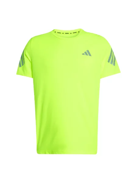 ADIDAS PERFORMANCE Tricou funcțional galben neon / argintiu gri