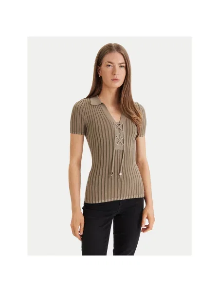 Guess Pulover Regular Fit zelena