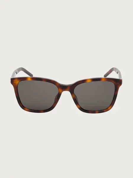 Saint Laurent ochelari de soare pătrați pentru femei maro