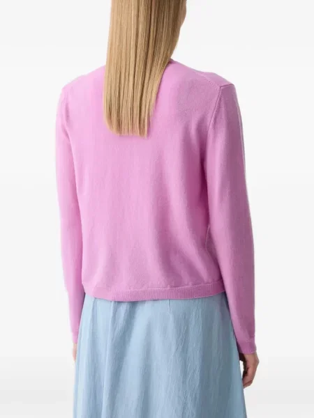 Cardigan Benetton cu perle roz