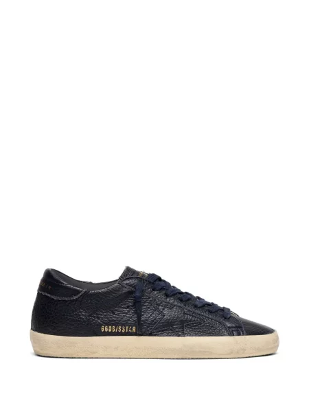 Sneakerși Golden Goose din piele albastru