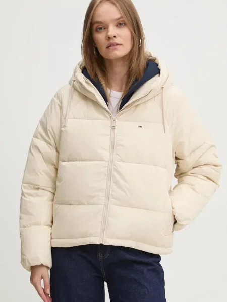 Tommy Jeans Zimné bundy Vail béžová