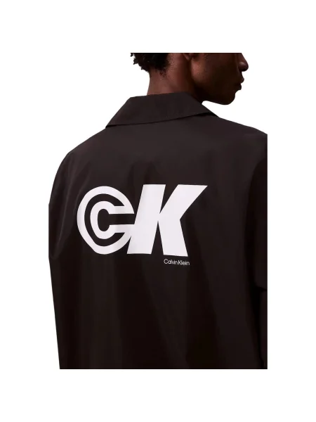 Geacă de blugi Calvin Klein Jeans negru