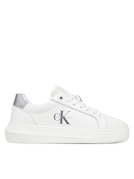 Αθλητικά Calvin Klein Jeans λευκό