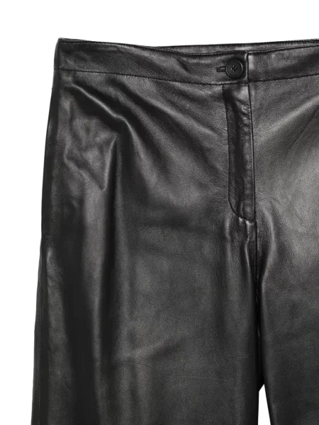 Pantaloni Semicouture din piele negru
