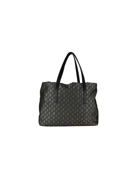 Shopperka Jimmy Choo skórzana czarna
