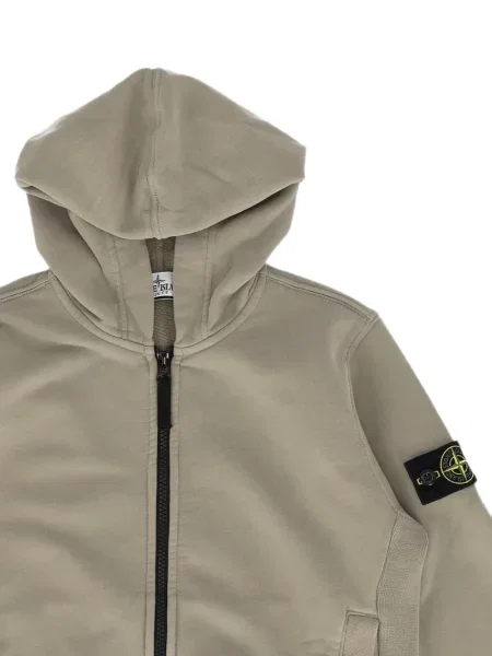 Bluza z kapturem dziecięca Stone Island szara