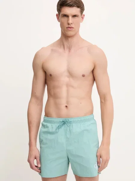 Kopalne kratke hlače Calvin Klein turkizna