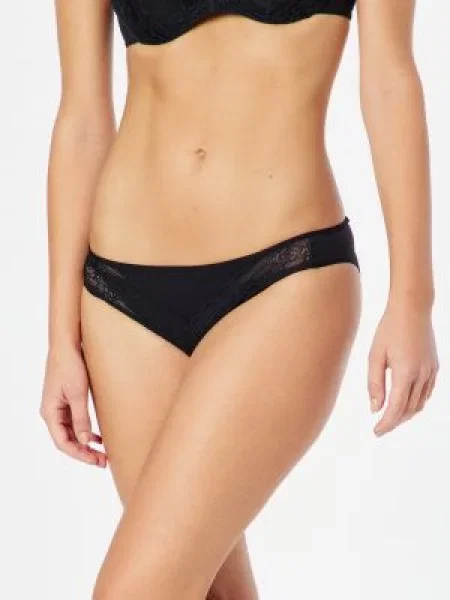 Palton Chantelle cu model floral negru