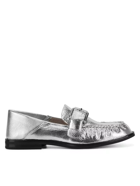 Мокасини Badura срібний