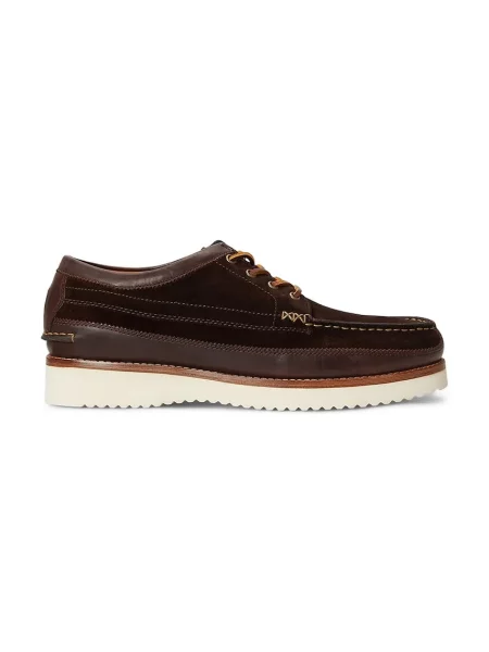 Polo Ralph Lauren sneakers pentru bărbați din piele Ranger Wb Lo maro