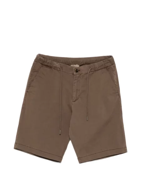 Pantaloni scurți Alley Docks 963 din țesătură twill cu cordon maro
