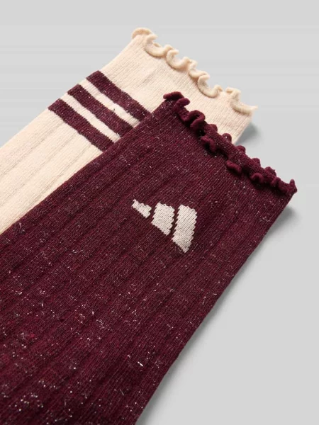 Skarpety z faliste wykończenie w zestaw 2 szt. Adidas