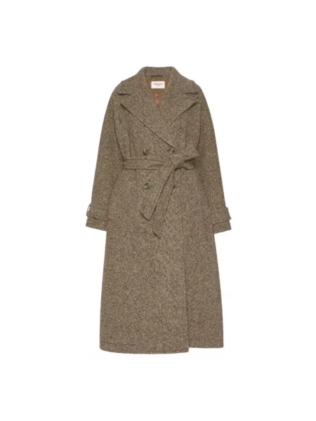 Płaszcz Weekend Max Mara brązowy