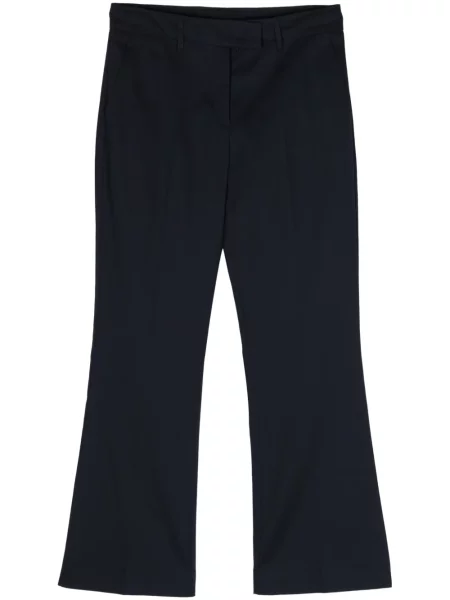 Spodnie Drhope o krotszym kroju dzwony niebieskie