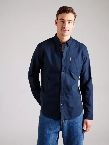 Ben Sherman Cămașă bleumarin