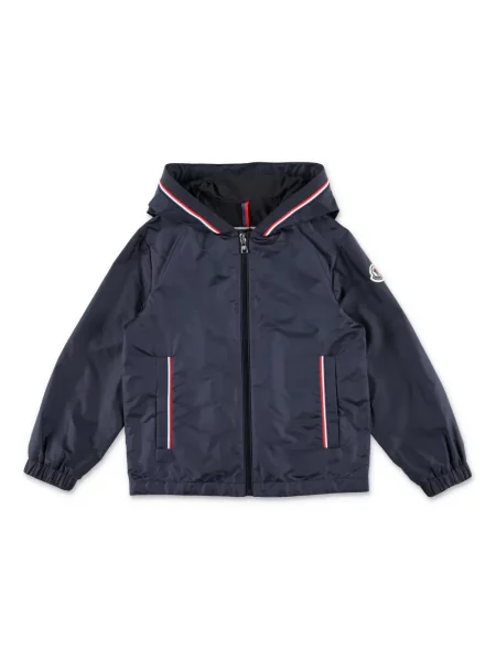 Kurtka dziecięca Moncler Enfant niebieska