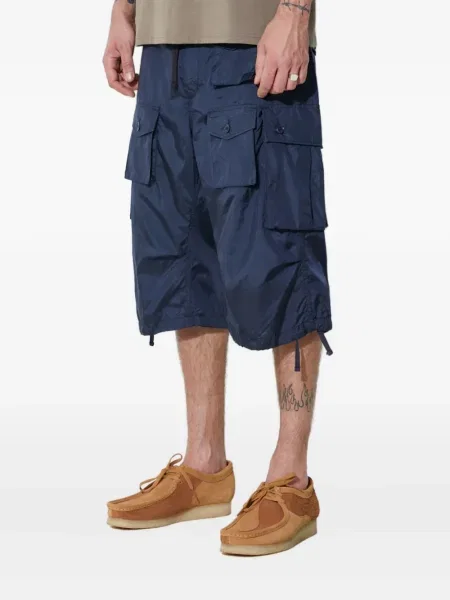 Pantaloni scurți cargo Engineered Garments albastru