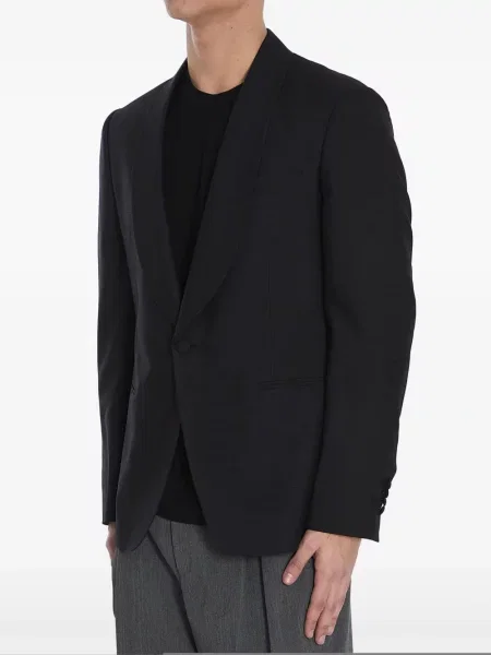 Sacou Lardini de mătase negru
