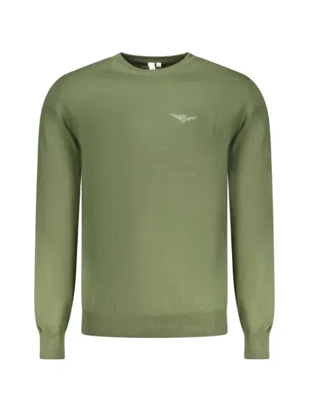 Pulover Aeronautica Militare cu broderie verde