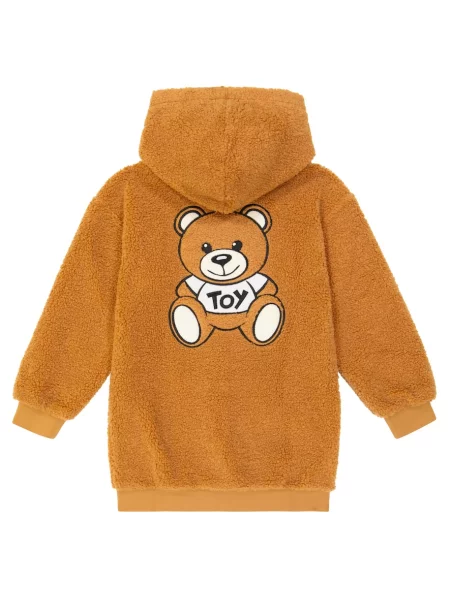 Hoodie Moschino καφέ