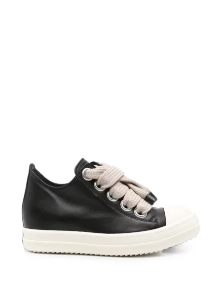 Кожени маратонки Rick Owens черно