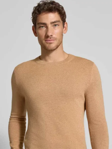 Sweter z dzianiny z mieszanki wełny z domieszką kaszmiru Mcneal