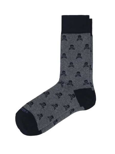 Scalpers Șosete Nos Skull închis gri