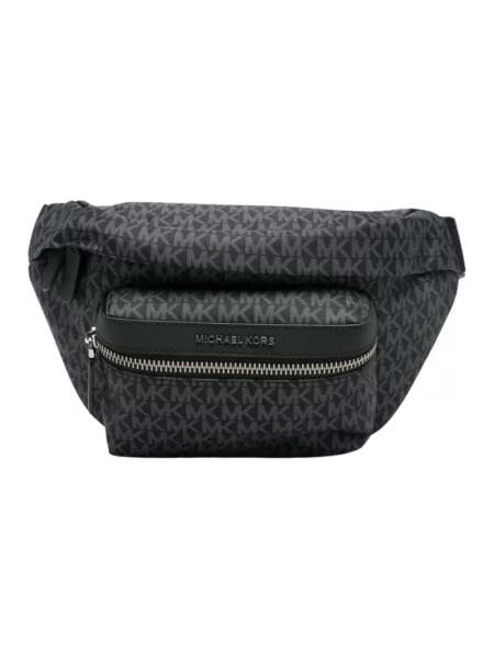 Michael Kors nerka na pas z imitacji skóry czarny