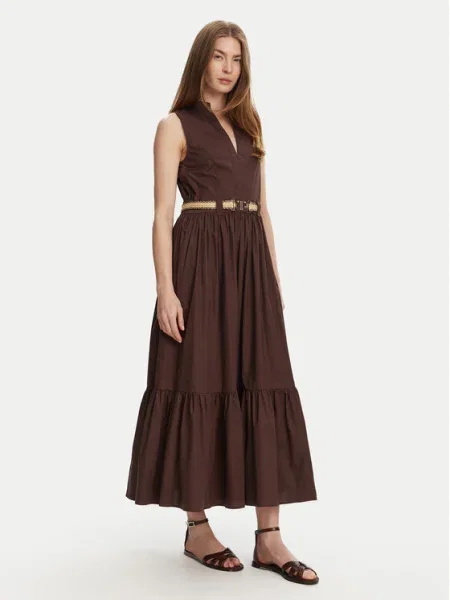 TWINSET Rochie de zi maro