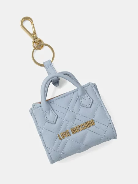 Obesek za ključe Love Moschino modra