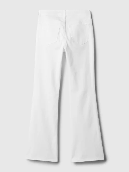 Pantaloni copii Gap alb