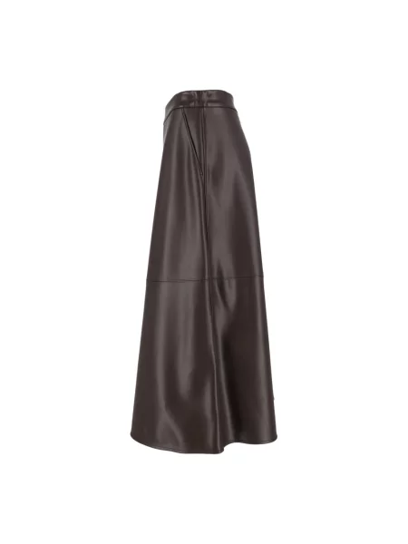 Spódnica midi Max Mara brązowa