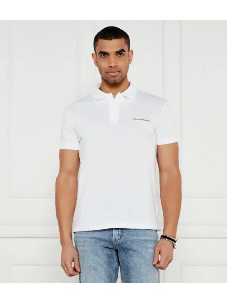 Calvin Klein Jeans Tenisz póló fehér