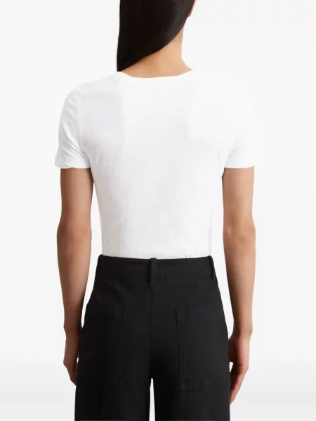 Scurt tricou polo Marc O'polo alb