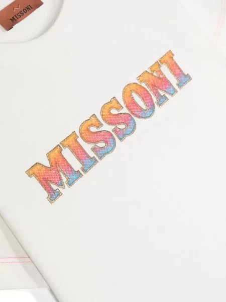 Koszulka dziecięca Missoni biała