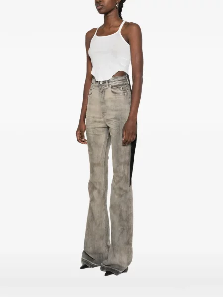 Top Rick Owens Drkshdw fără mâneci alb