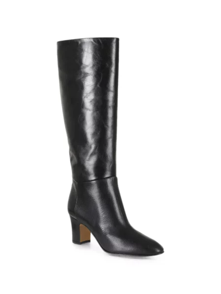 Cizme Alberta Ferretti din piele negru