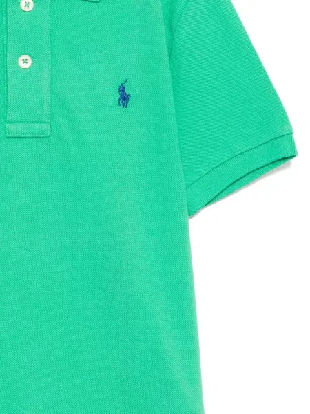 Koszulka polo dziecięca Polo Ralph Lauren zielona