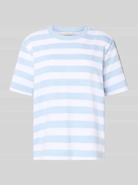 T-shirt o kroju boxy fit z czystej bawełny model ESSENTIAL' Selected Femme