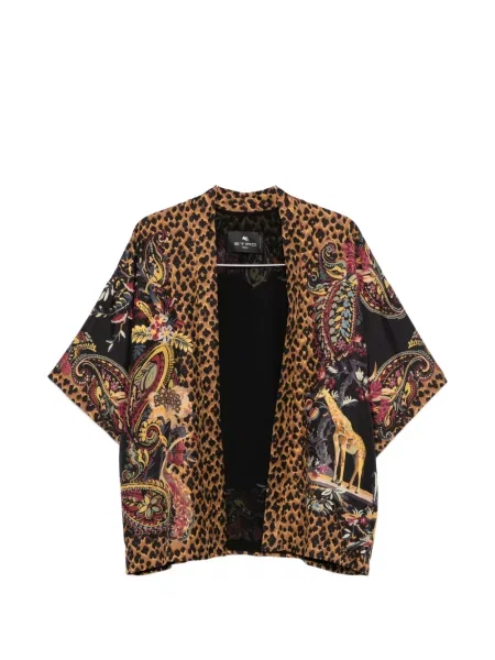 Πουκάμισο Etro με σχέδιο paisley μαύρο