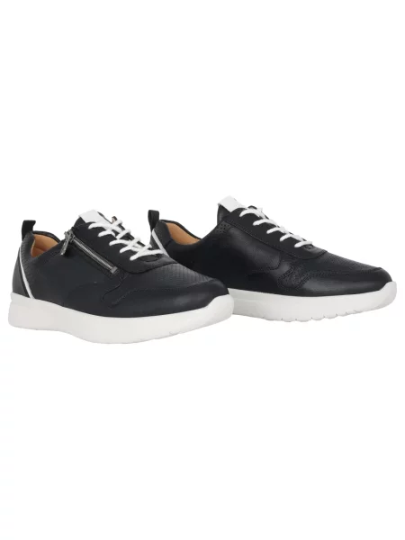 Sneakersy Ganter skórzane czarne