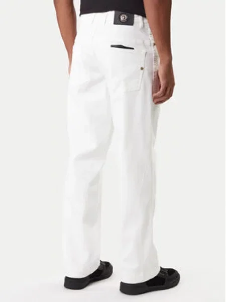 Versace Jeans Couture Džinsai CEWCA Straight Fit balta