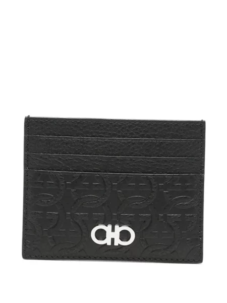 Portofel Ferragamo cu autograf negru