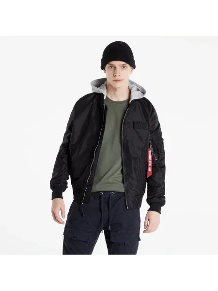 Alpha Industries TT Hood BP Reflective Jacket Black negru