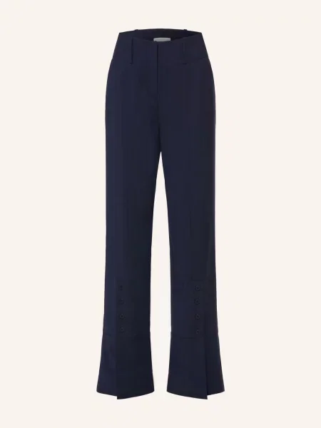 Claudie Pierlot Spodnie Typu Marlena blau granatowe