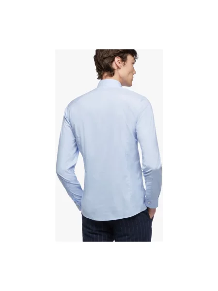 Koszula Brooks Brothers elegancka ze stretchu niebieska