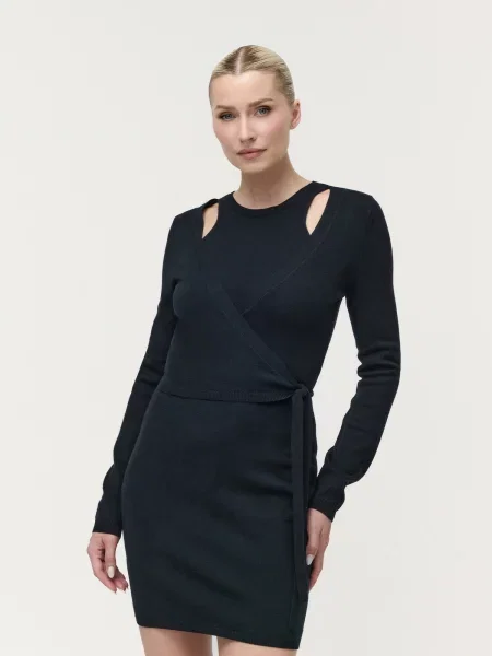 LeGer by Lena Gercke Pletené šaty Rosalina' čierna